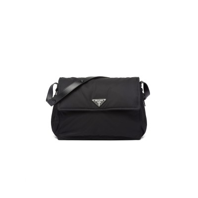 PRADA LARGE STUFFED RE-NYLON SHOULDER BAG 1BD256 (36*28*14cm) 